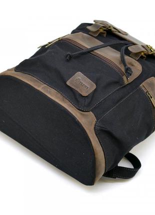 Рюкзак міський rac-0010-4lx з кинувся і натуральної шкіри3 фото