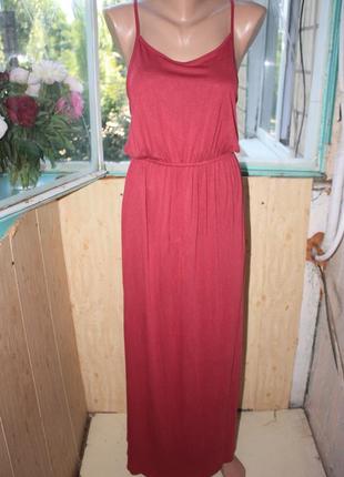 Стильное длинное вискозное платье сарафан2 фото