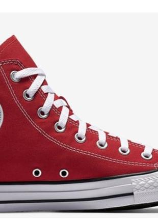 Кеди converse all star high red (m9621c) конверс3 фото