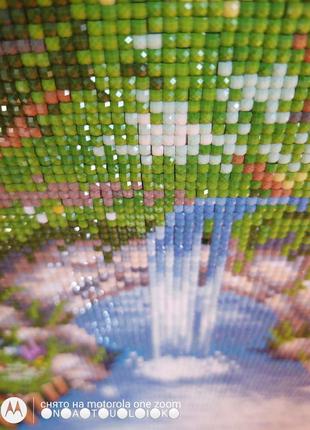 Алмазна мозаїка "весна" готова робота5 фото