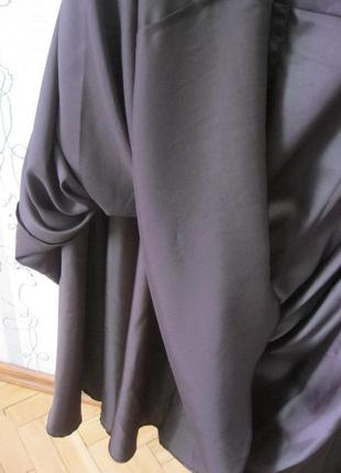 Кармическое маленькое черное платье атлас+кружево винтаж годе большой батал хххххл 564 фото
