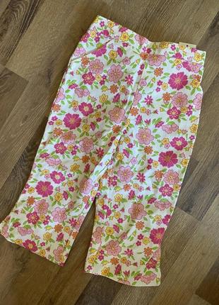 Джинсы штаны с блёстками из крапивы рами ramie цветы тотали спайс3 фото