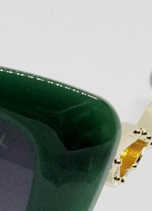 Chanel модные женские солнцезащитные очки зеленые с градиентом поляризированные9 фото