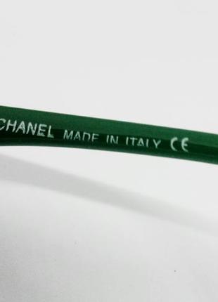 Chanel модные женские солнцезащитные очки зеленые с градиентом поляризированные6 фото