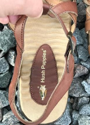 Кожаные женские сандалии hush puppies(usa) 40р.6 фото