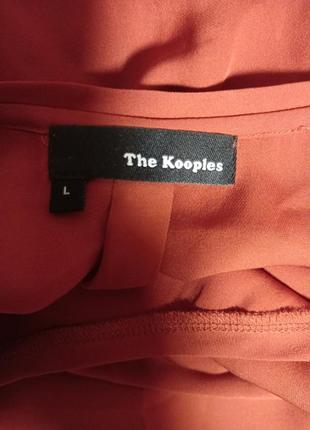 The kooples шовкова терракотова блузка,р.l4 фото