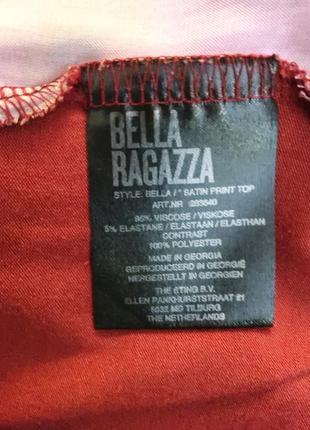 Бордовая футболка блуза кофта bella bagazza раз.м6 фото