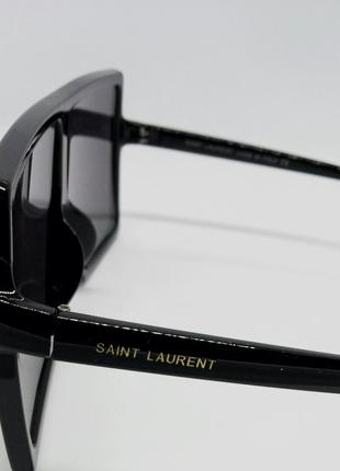 Yves saint laurent ysl 183 очки маска женские солнцезащитные большие розово салатовые зеркальные10 фото