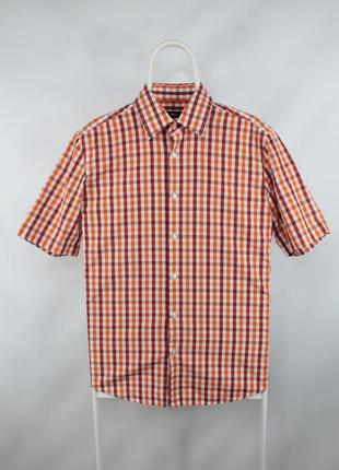 Оригинальная рубашка тенниска hugo boss cinzio short sleeve shirt