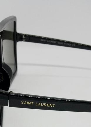 Yves saint laurent ysl 183 окуляри маска жіночі сонцезахисні великі блакитні дзеркальні5 фото