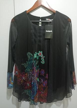 S р легкая стильная блузка desigual