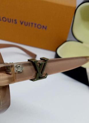 Louis vuitton z 9094e очки женские солнцезащитные коричневый градиент в бежевой оправе10 фото