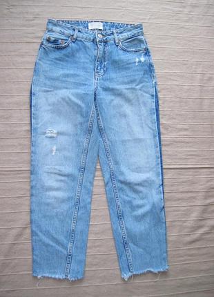Bershka (32/xs) джинсы мом