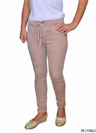 Джинси жіночі. розміри: 42-52. кольори: блакитний, рожевий, сірий. стильні жіночі джинси. молодіжні джинси5 фото