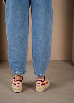 Штани кюлоти джинсові з високою спинкою для майбутніх мам4 фото