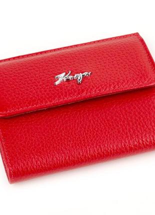 Жіночий гаманець шкіряний червоний karya 1065-462 фото