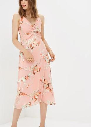 Шикарное платье сарафан цветочный принт размер 14 для asos3 фото