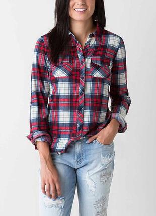 Уникальная клетчатая фланелевая рубашка в клетку passport.