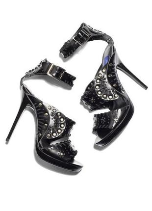 Кожаные босоножки из лимитированной коллекции jimmy choo for h&m