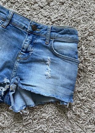 Джинсовые шорты стиль zara