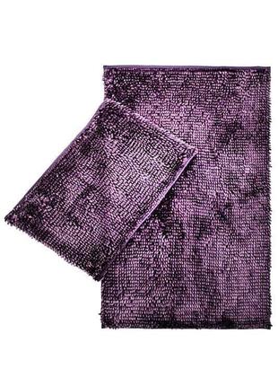 Набір килимків lilo 40*60+60*100 purple1 фото