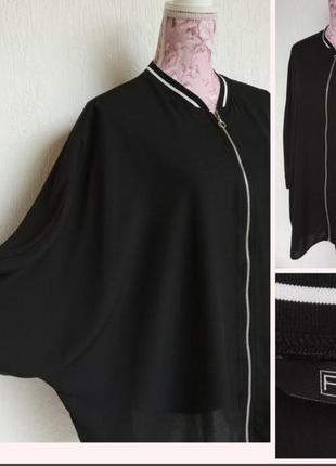 Блузка жіноча бомбер блуза шифонова на літо1 фото
