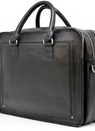 Ділова сумка-портфель з натуральної шкіри ta-4666-4lx tarwa