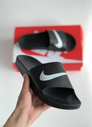 Мужские шлепанцы nike black 40-41-42-43-44-453 фото