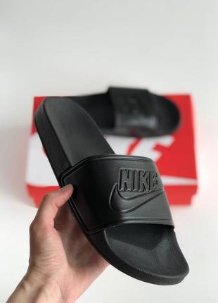 Мужские шлепанцы nike black 40-41-42-43-44-452 фото