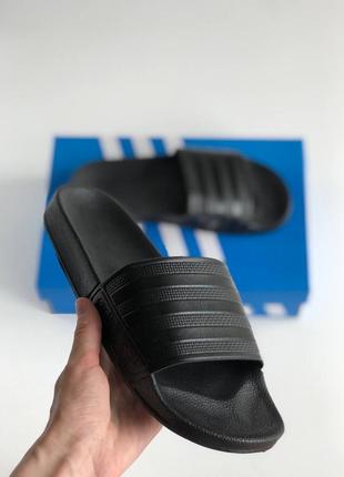 Мужские шлепанцы adidas black 40-41-42-43-44-453 фото