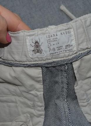 7 - 8 лет 128 см фирменные брюки для моднявок стильная классика стрит зара zara7 фото