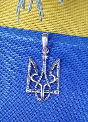 Кулон с гербом из серебра