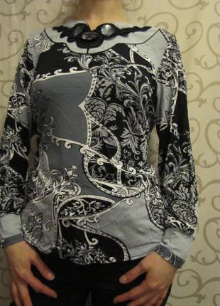 Блуза жіноча з декоративними каменями пр-ва польща, 48,50 р.2 фото
