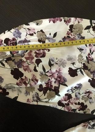 100% вискоза  блузка в цветах, большой размер7 фото