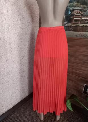 Шифоновая секси юбка плиссе topshop3 фото