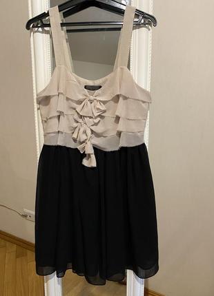 Шифоновое платье сарафан с рюшами h&m, 401 фото