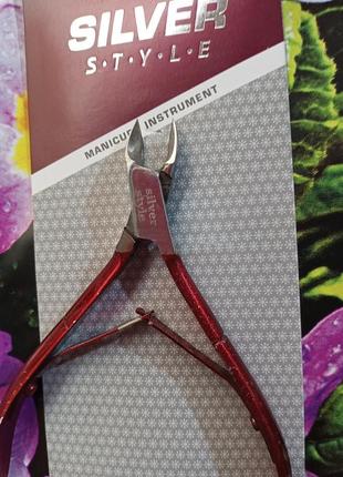 Кусачки маникюрные, лезвие 6мм silver style km-903