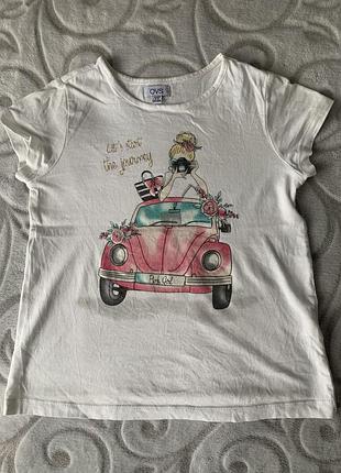 Футболка на дівчинку 6-7 років