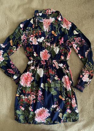 Літня сукня у квітковий принт1 фото
