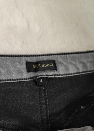 Фирменные джинсы river island, фірмові джинси сірого кольору4 фото