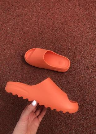 Сланці adidas stripe america жовтогарячі, адідас ізі, шльопанці, капці, капці, капці, шльопанці