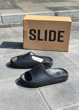 Мужские шлепанцы adidas yeezy slide black 40-41-42-43-445 фото