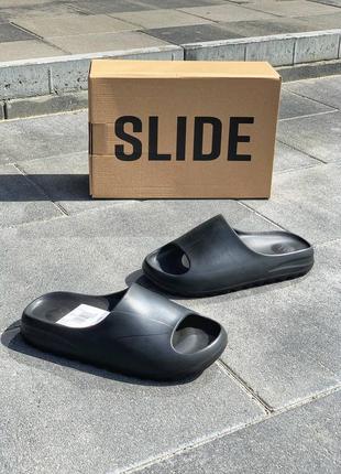 Мужские шлепанцы adidas yeezy slide black 40-41-42-43-447 фото