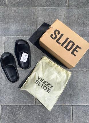 Мужские шлепанцы adidas yeezy slide black 40-41-42-43-448 фото