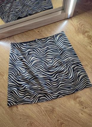 Спідниця принт зебра mango