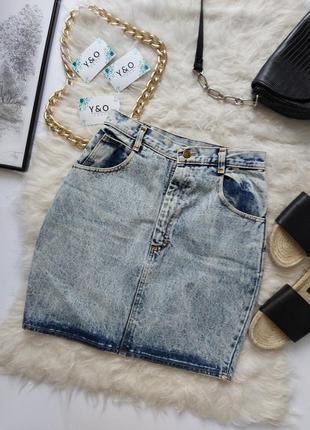 Дуже крута трендова якісна джинсова спідниця в ідеальному стані🖤luigi🖤1 фото