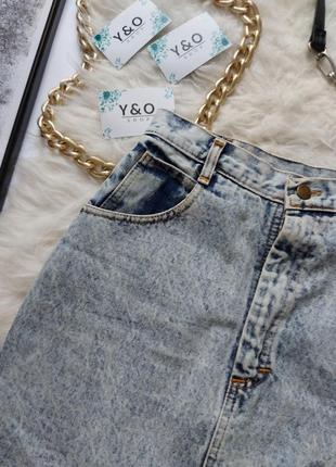 Дуже крута трендова якісна джинсова спідниця в ідеальному стані🖤luigi🖤3 фото