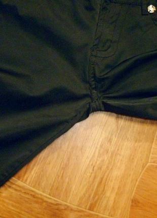 Черные "кожаные" джинсы (штаны,брюки) l&d milano женские,весна-осень9 фото