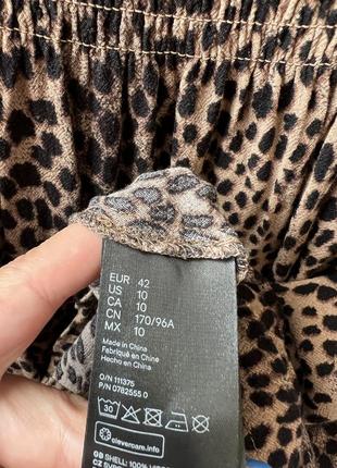 Платье в леопардовый принт h&m8 фото
