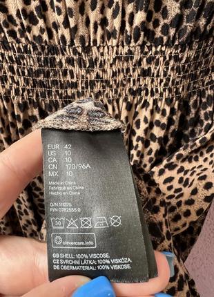 Платье в леопардовый принт h&m9 фото